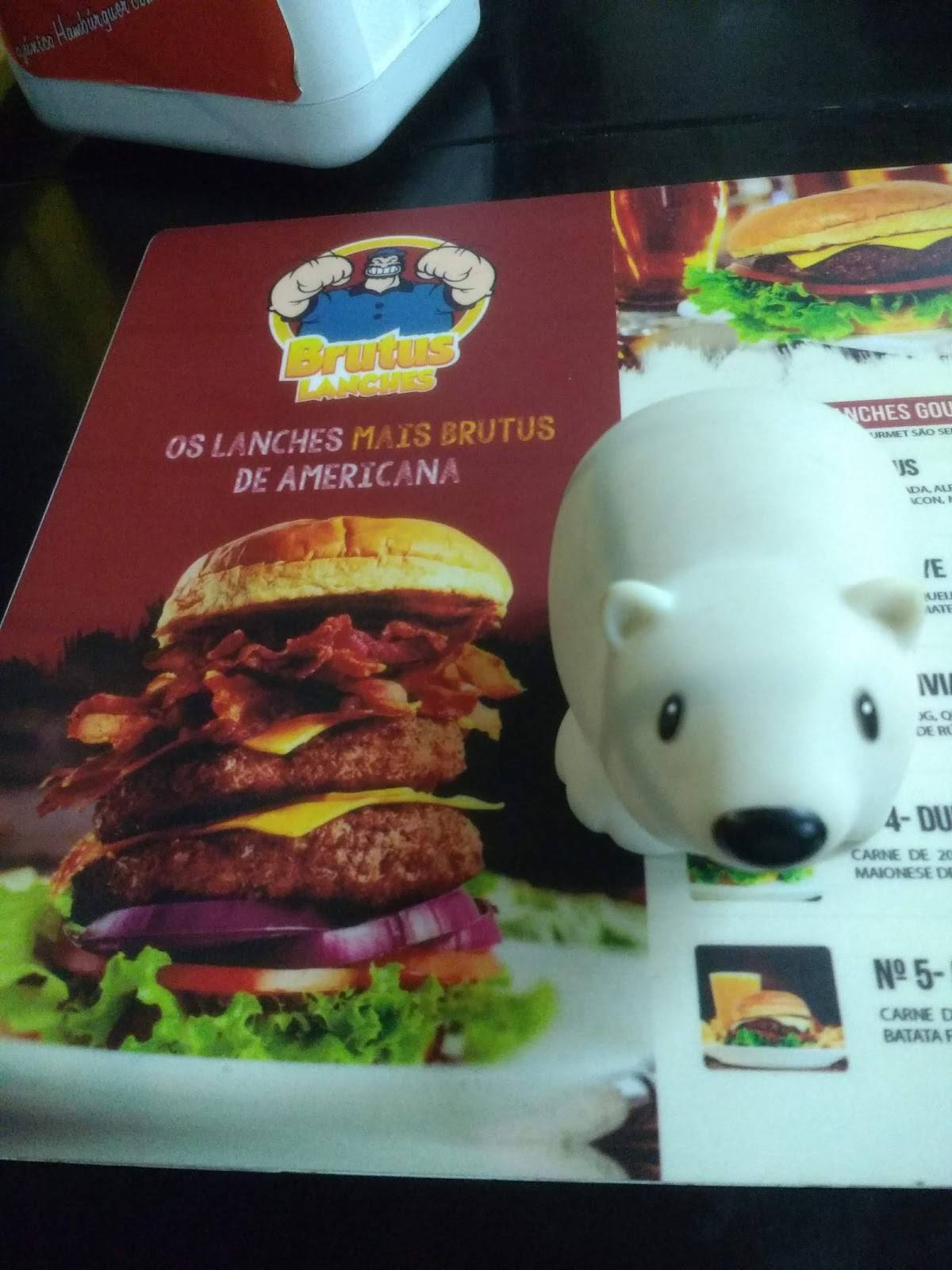 Brutus Lanches cardápio