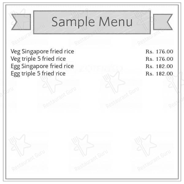 Budd Teaser menu
