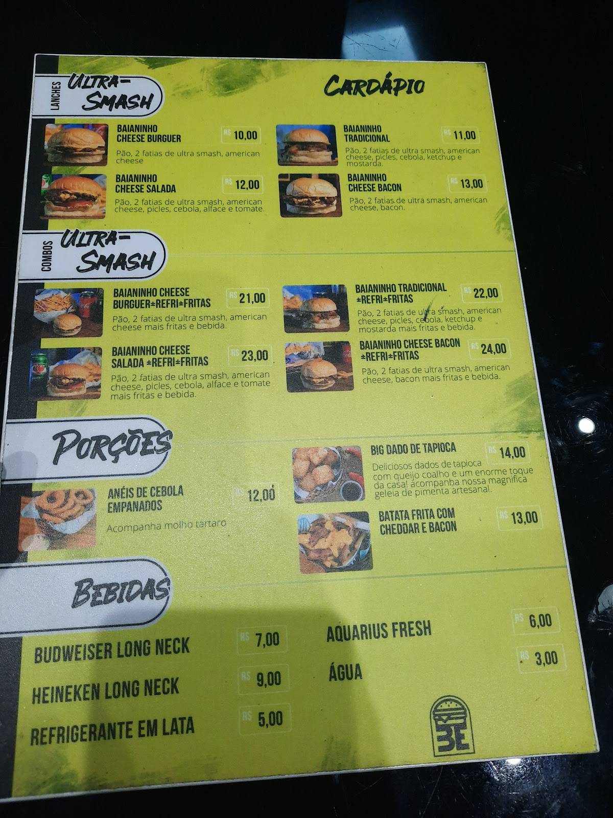 Menu em Burger Express restaurante, Salvador