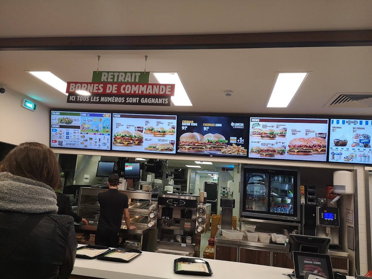 Menu de Burger King Bascharage