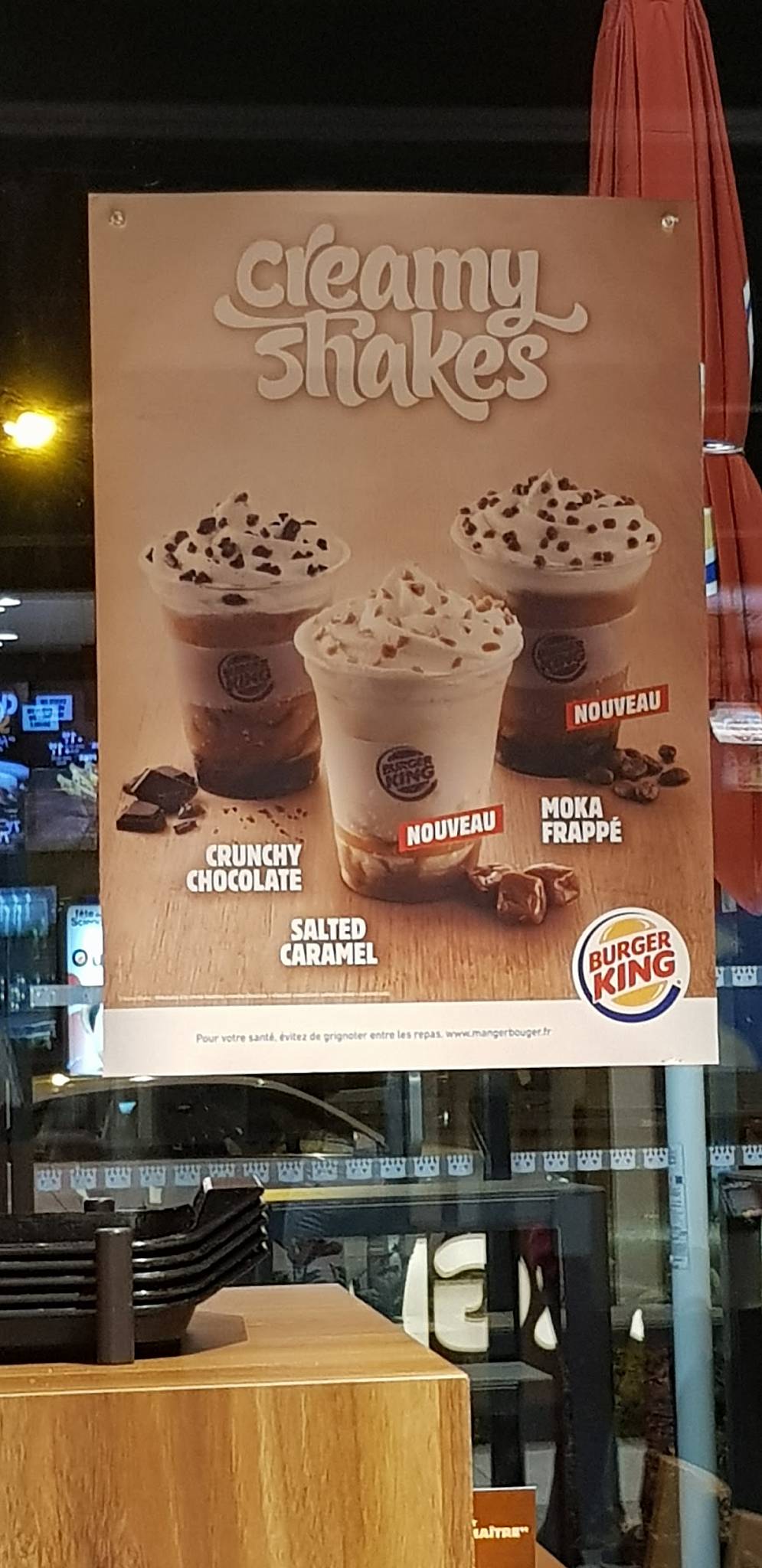 Menu de Burger King