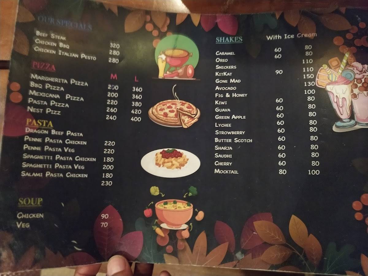 Burger Nest Chalakudy menu
