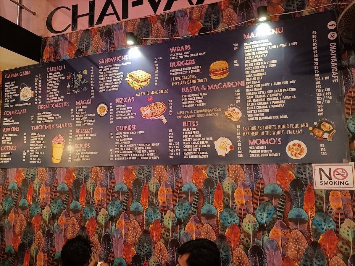 CHAI-VAAI CAFE menu