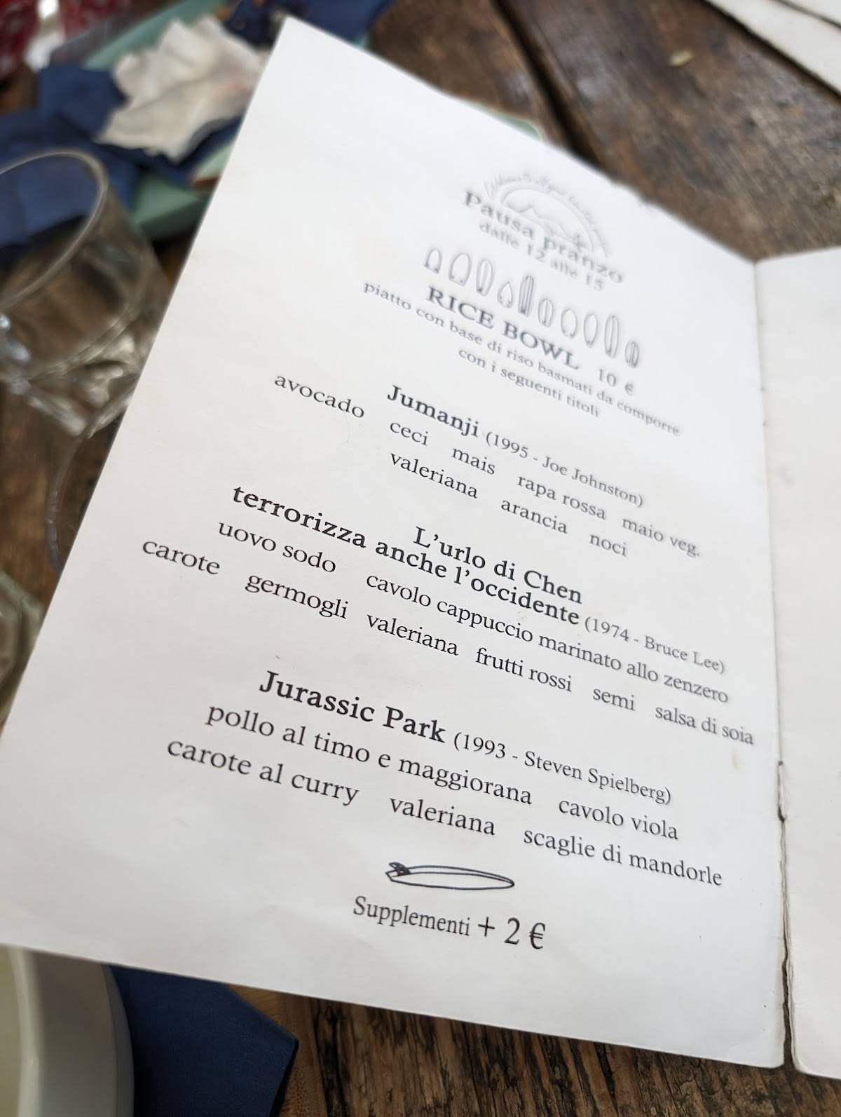 Menu di Cabot Cove - Outdoor Sport Cafè 