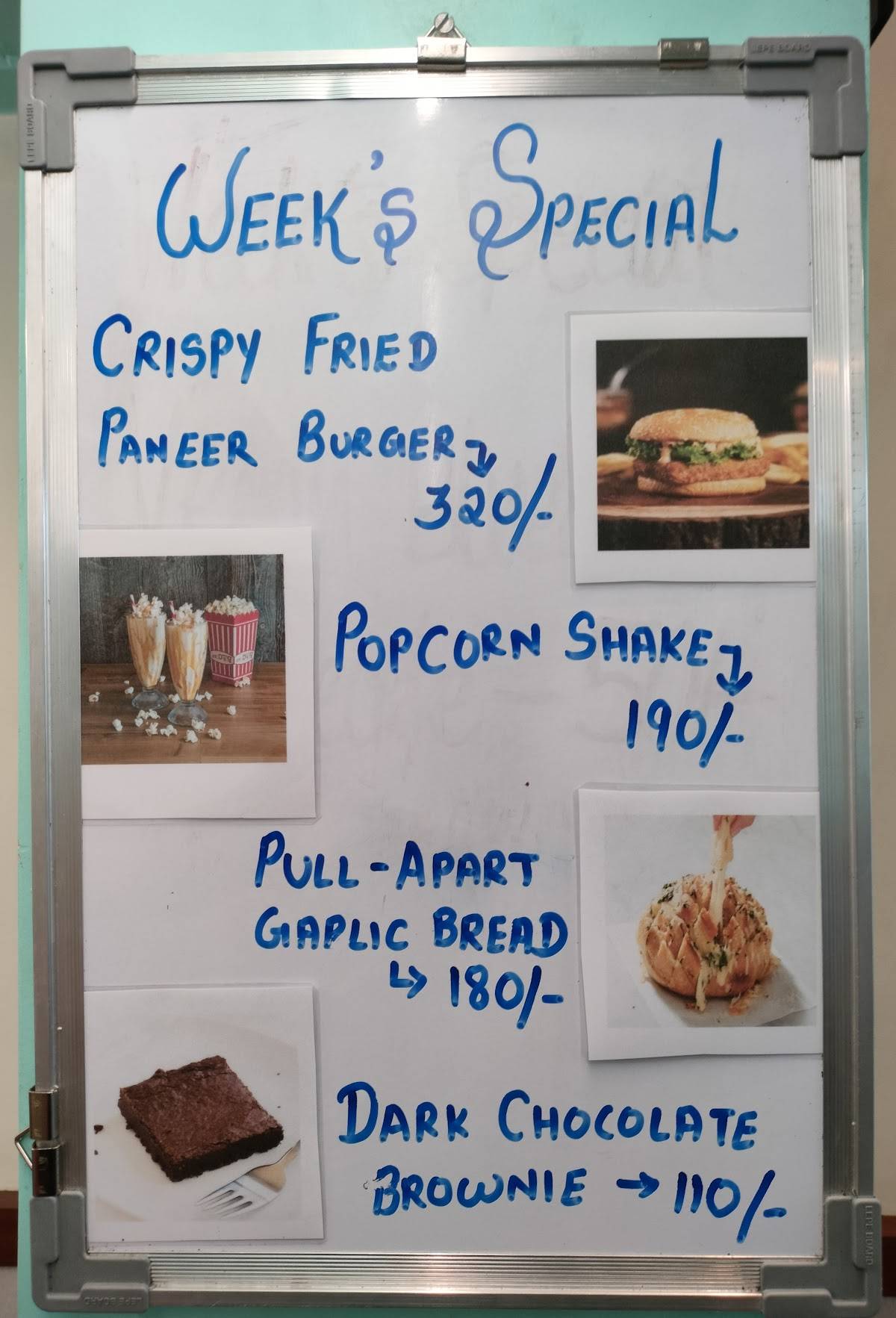 Café Arpan menu