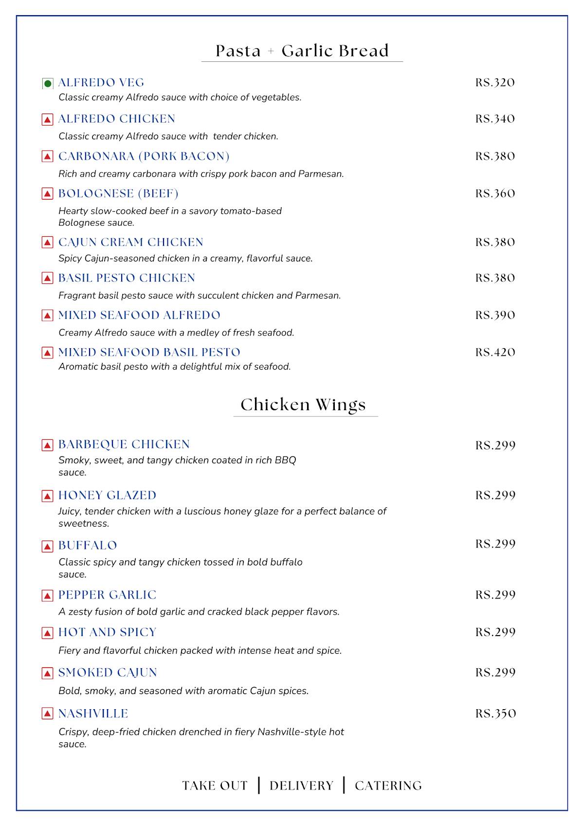 Cafe Labasa Goa menu