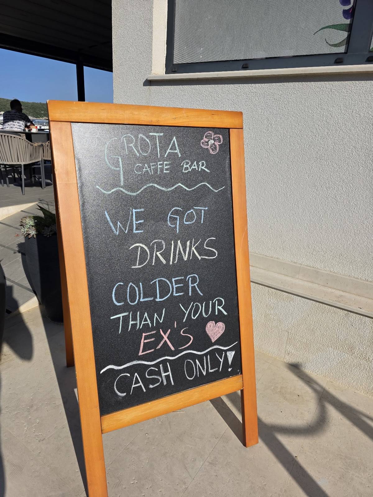 Menu de Caffe Bar Grota