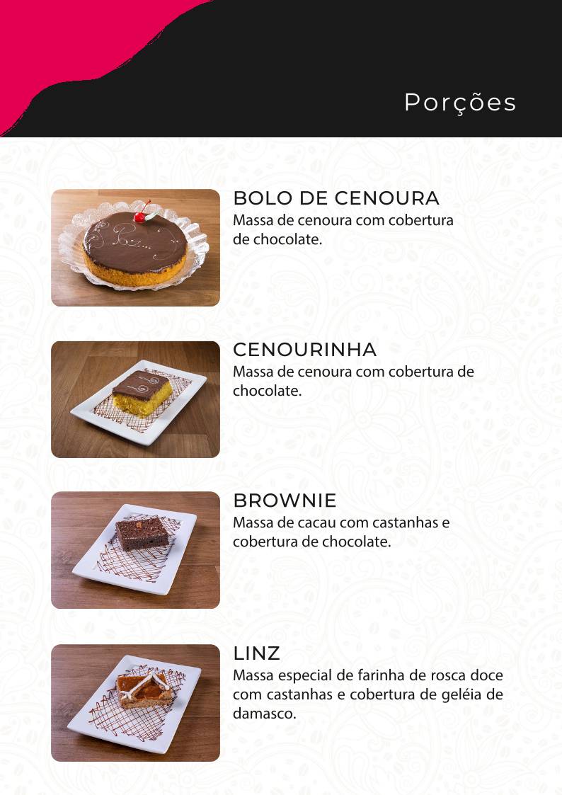 DaMay Café e Confeitaria cardápio