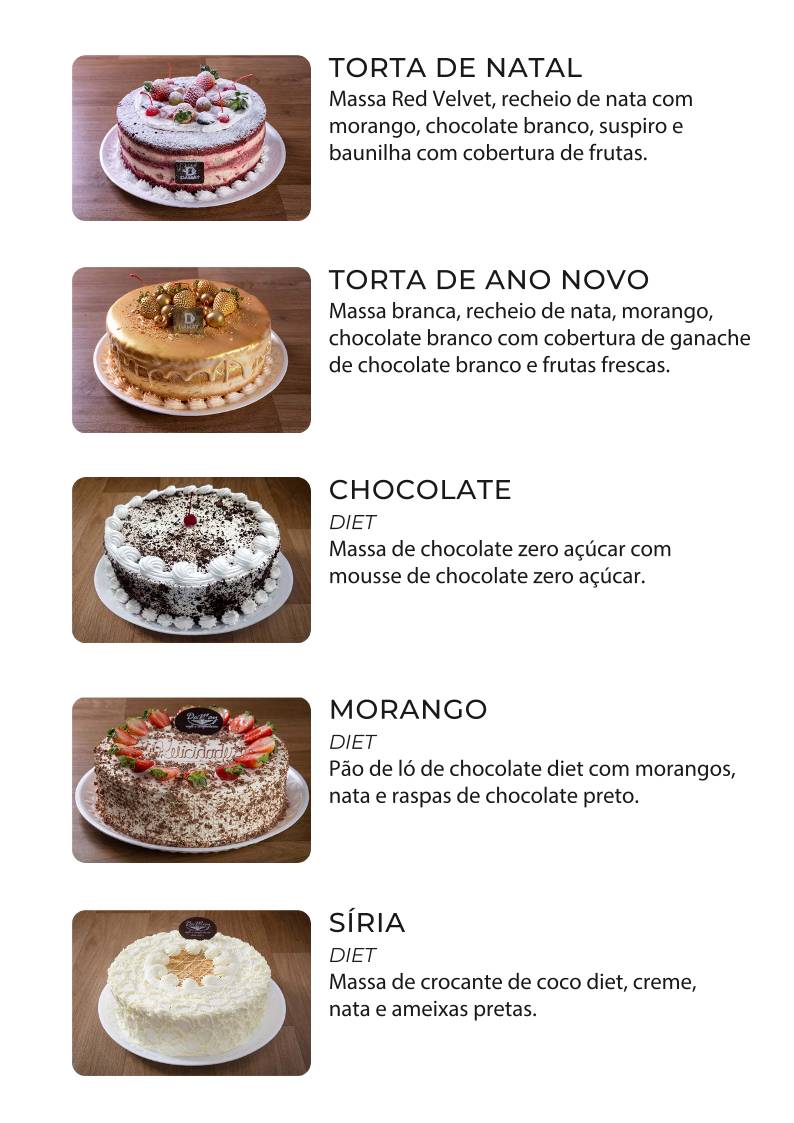 DaMay Café e Confeitaria cardápio