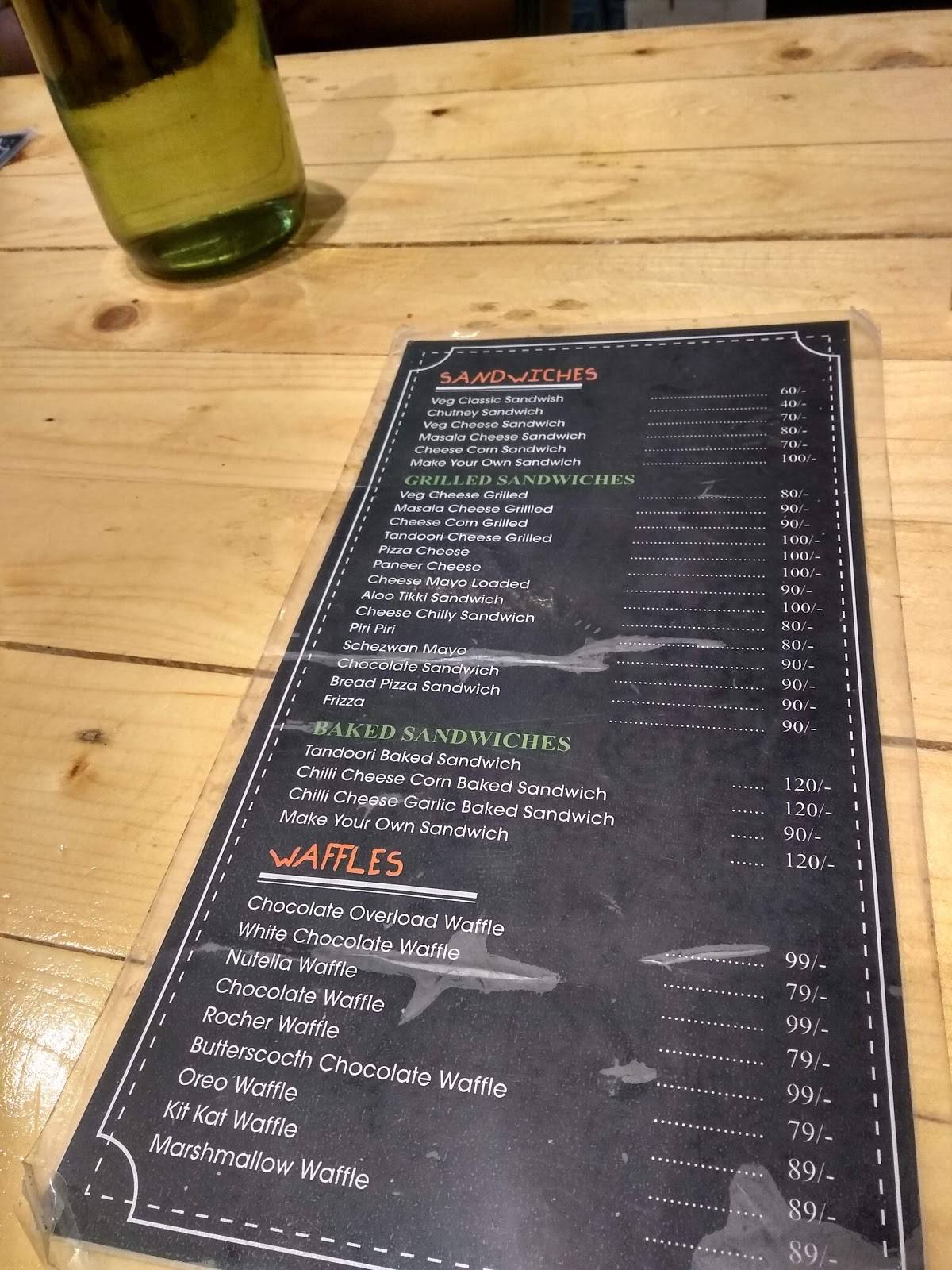Cafe Detour menu