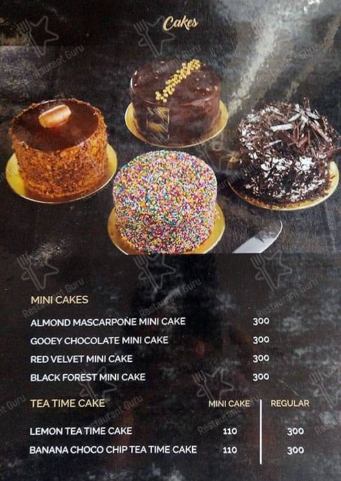 Elementaria Bakery Cafe menu