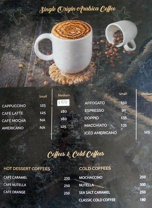 Elementaria Bakery Cafe menu