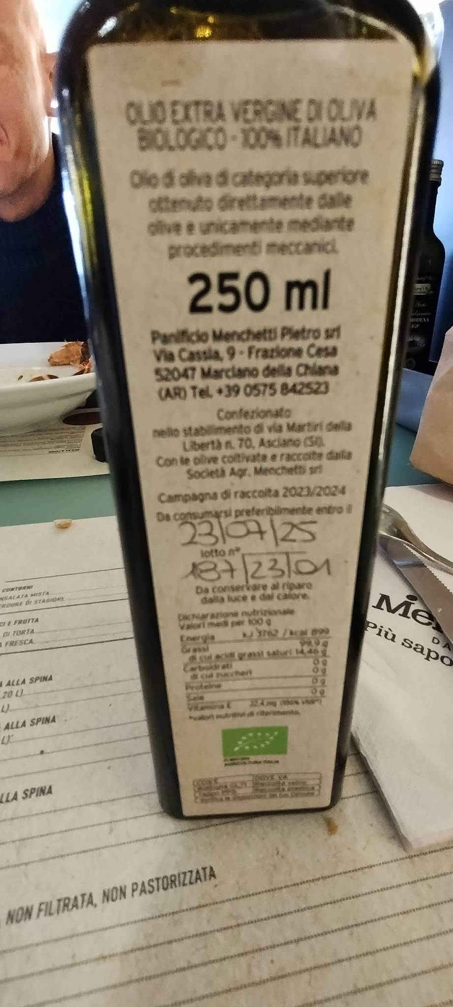 Menu di Menchetti Perugia 