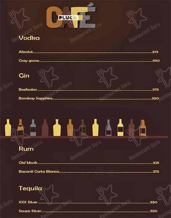 Café Pluck - Pullman New Delhi Aerocity menu