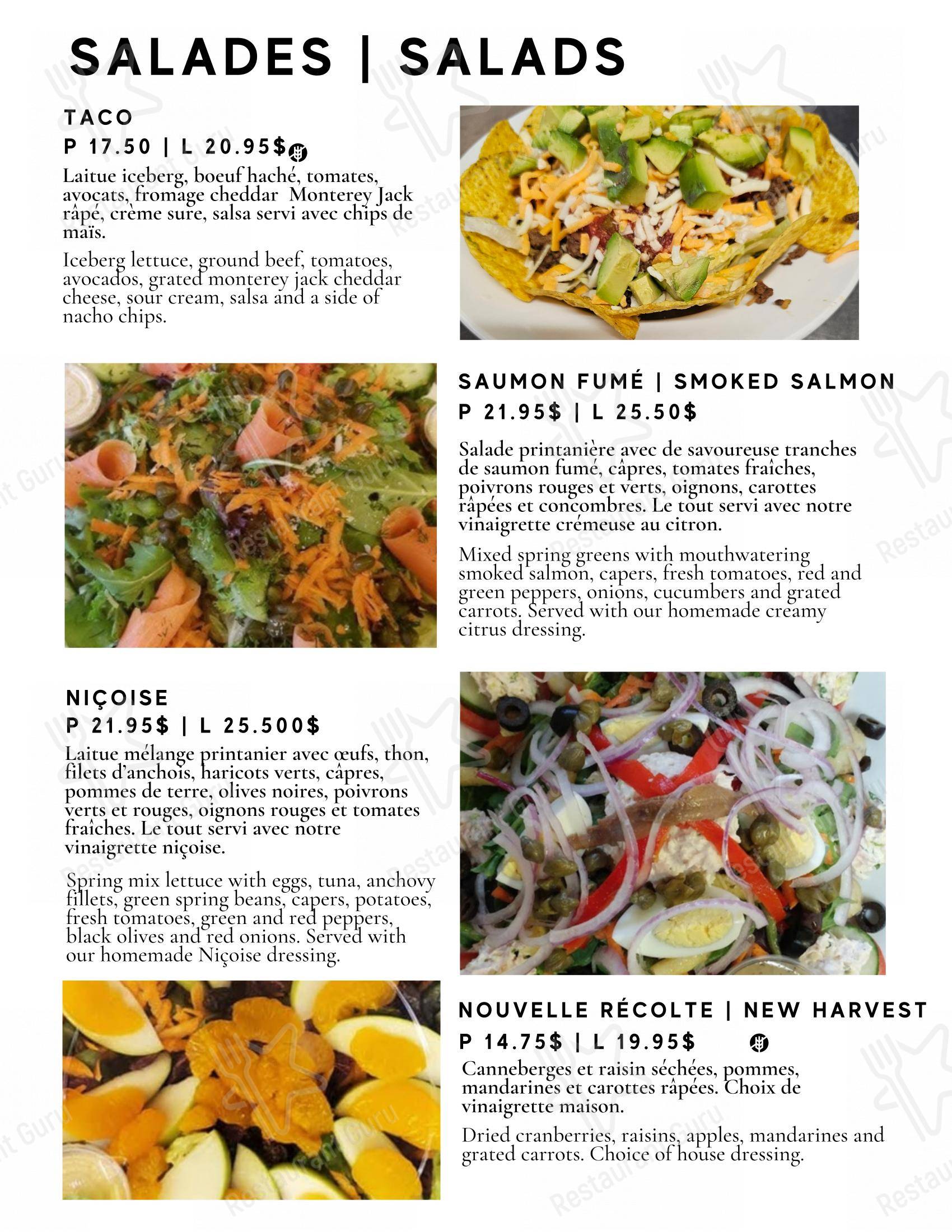 Cafe Rouge dans Bedford - Menu