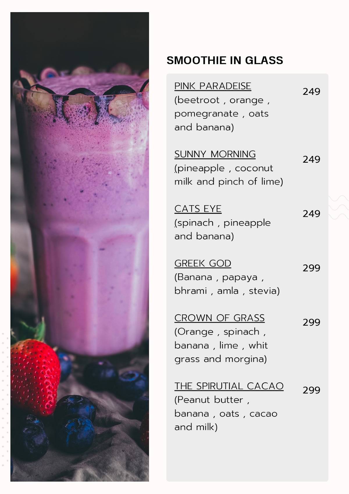 TÁTHÁSTU menu