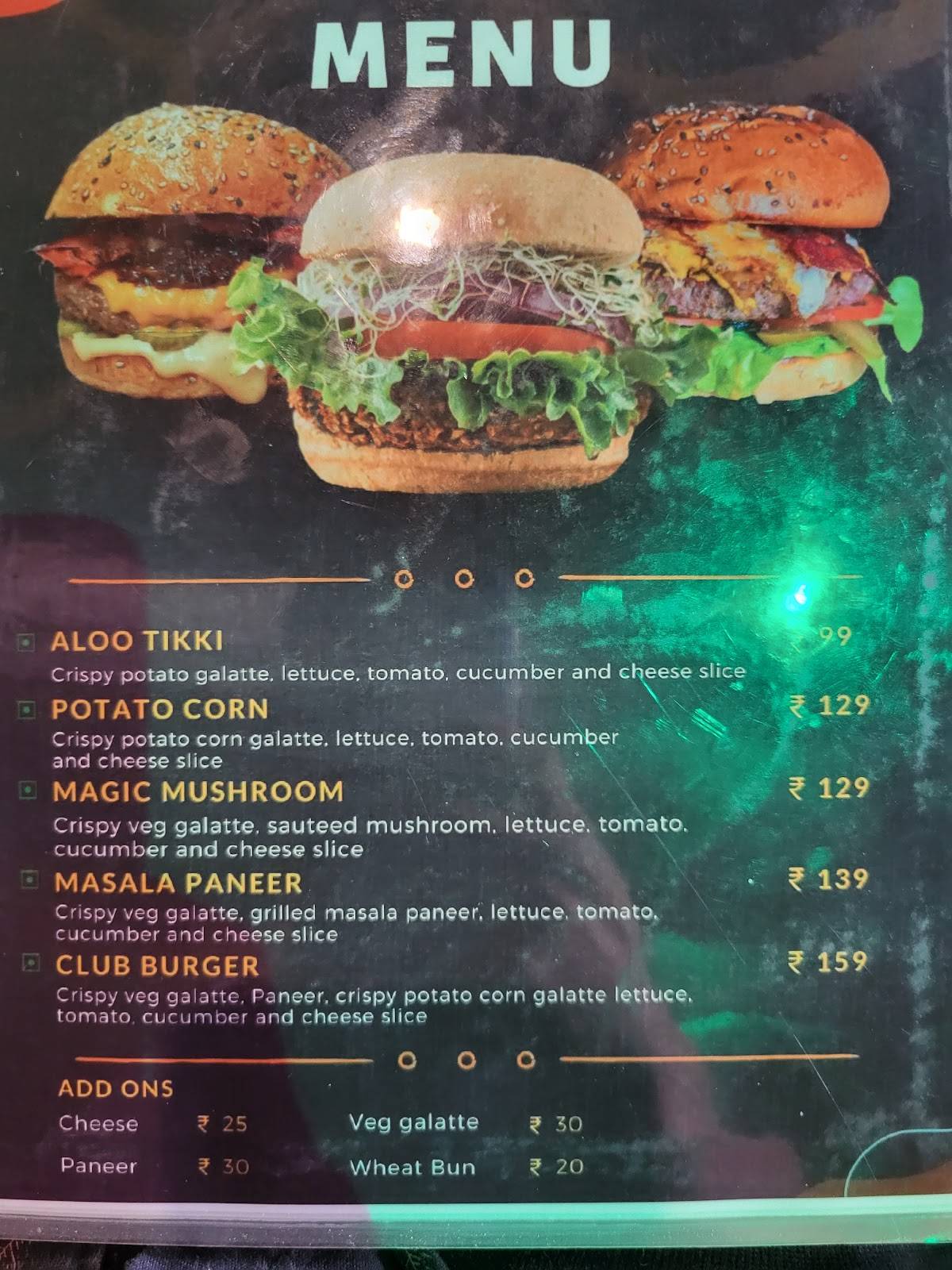 Cafe Tatva Berhampur menu