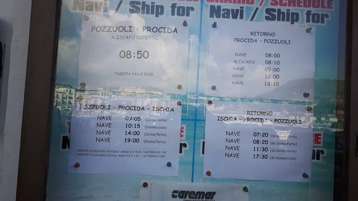 Menu di Caffè Serapide 