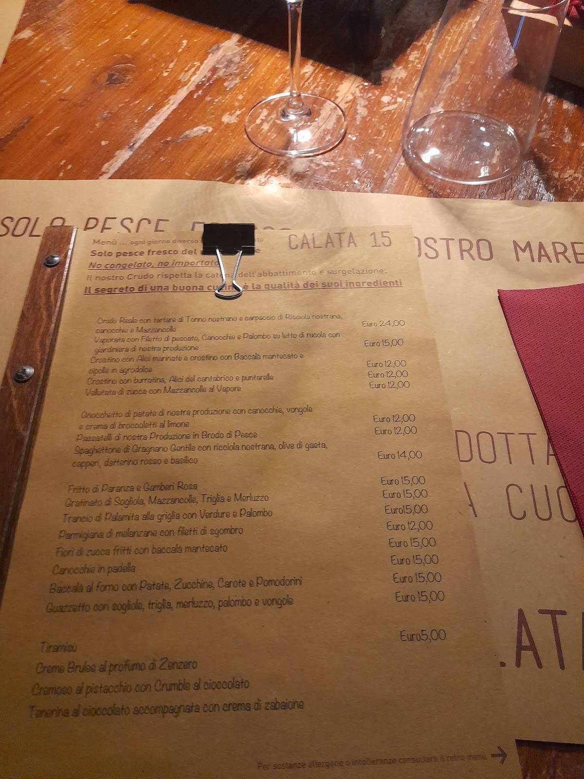 Menu di Calata15 