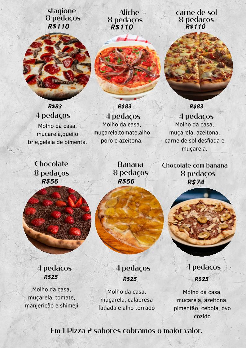 Cantina e Pizzaria Espaguete cardápio