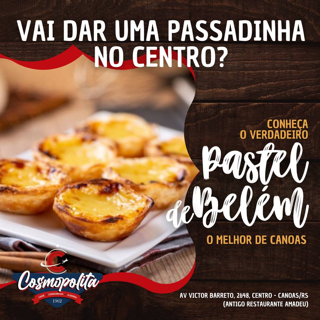 Cosmopolita Café cardápio