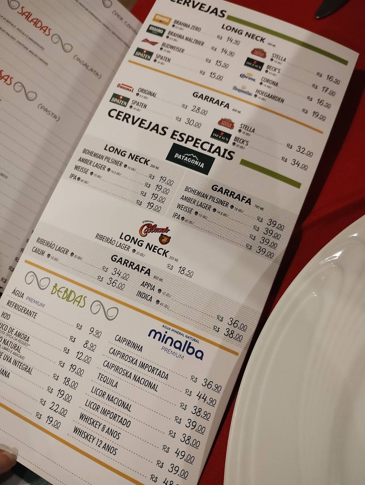 Cantina Italiana di Nonna Mimi cardápio