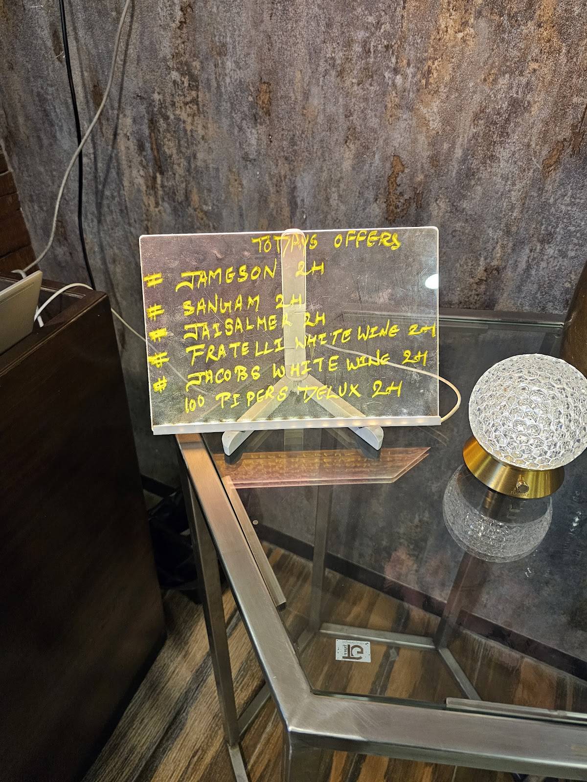Capers menu