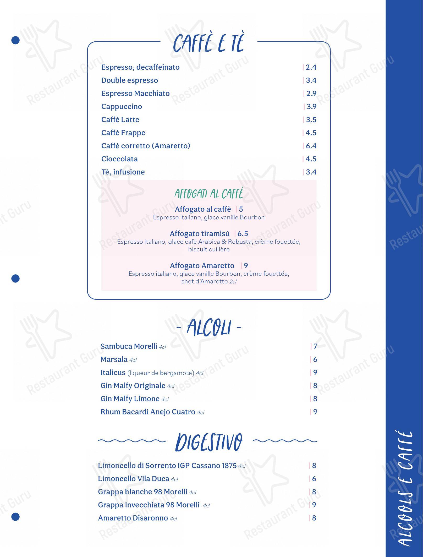 Carlotta - Le Clan des Mamma, Pizzas & Cocktails - La Rochelle dans La Rochelle - 菜单