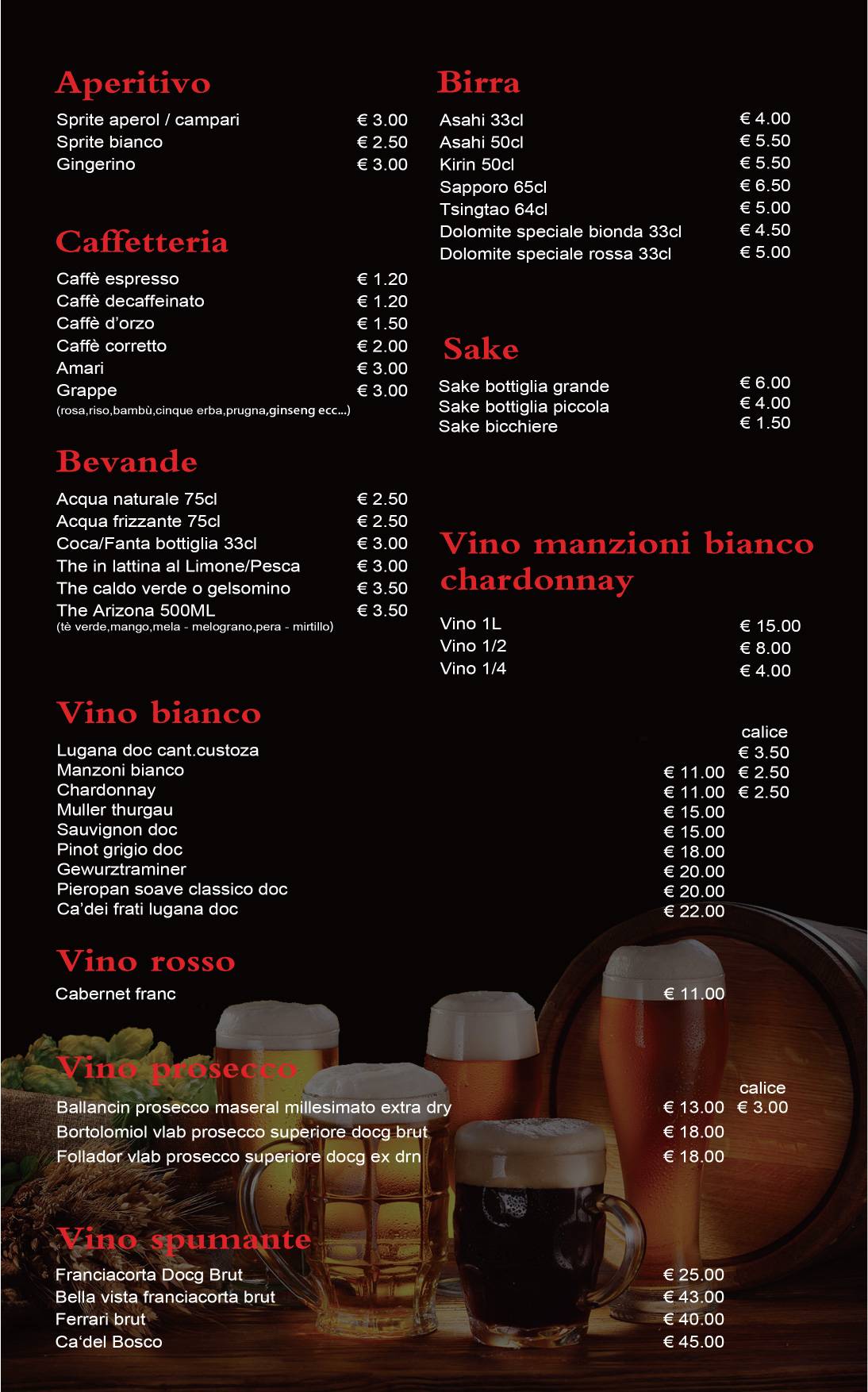 Menu di King Sushi 