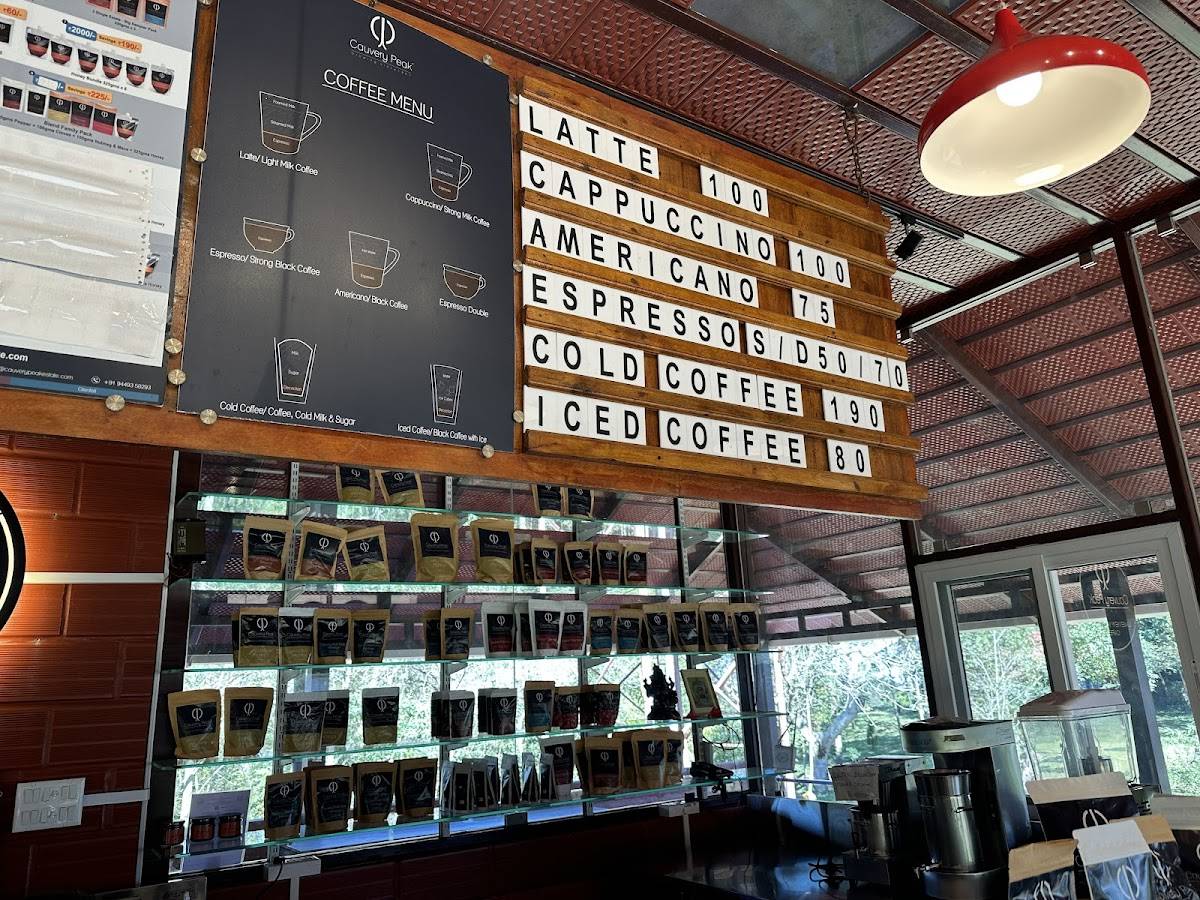 Cauvery Peak Cafe - Lakeview Village menu