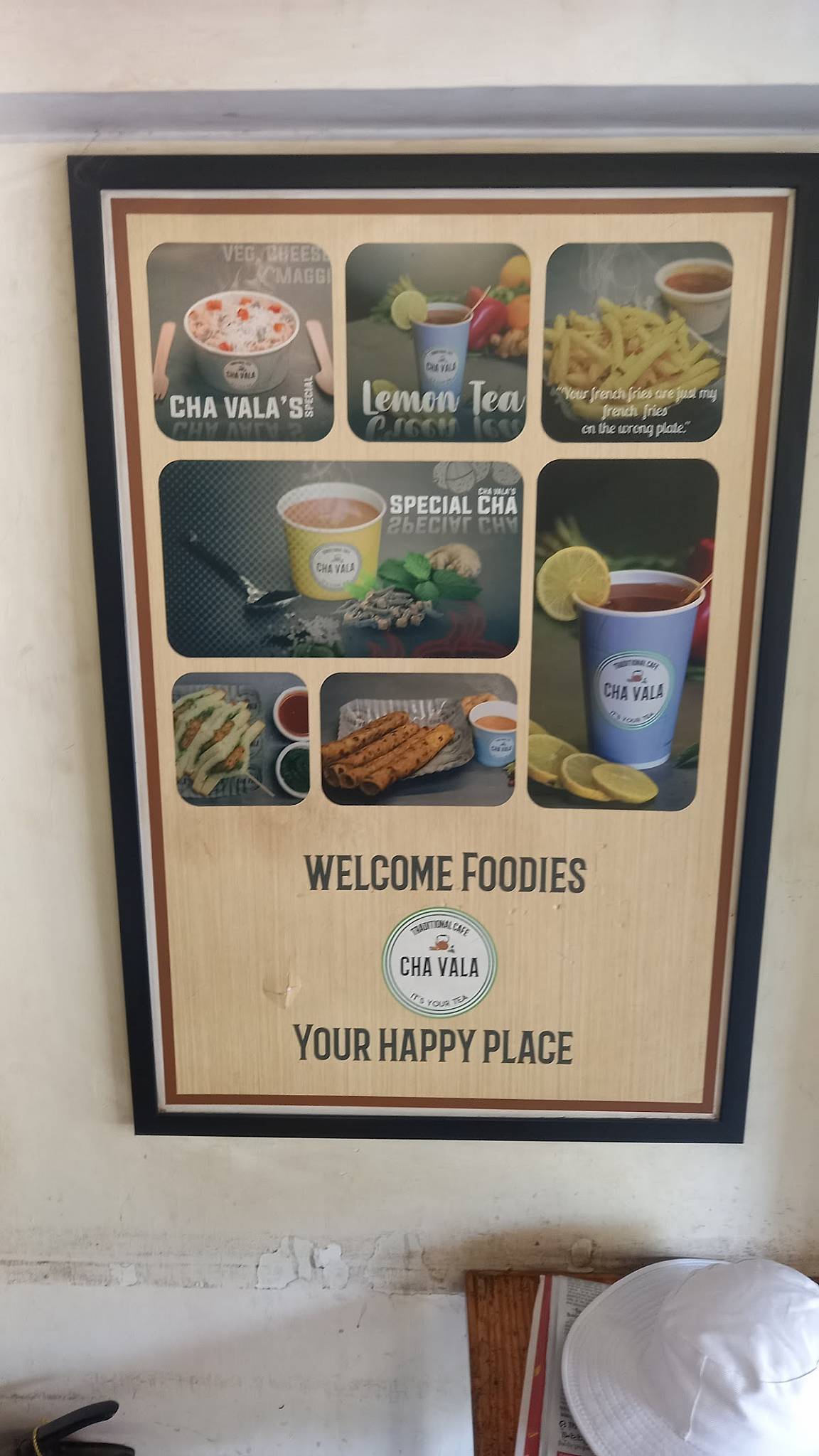 Cha Vala Cafe menu