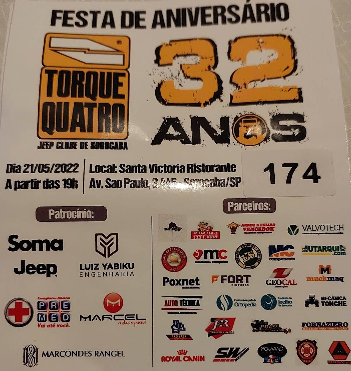 Chácara Santa Victória cardápio