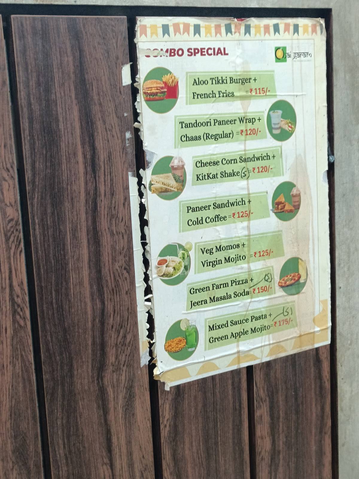 Chai Garam Cafe - Kolkata menu
