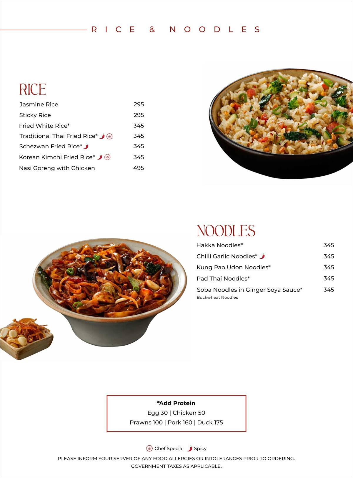 House of Wok, Mohali menu
