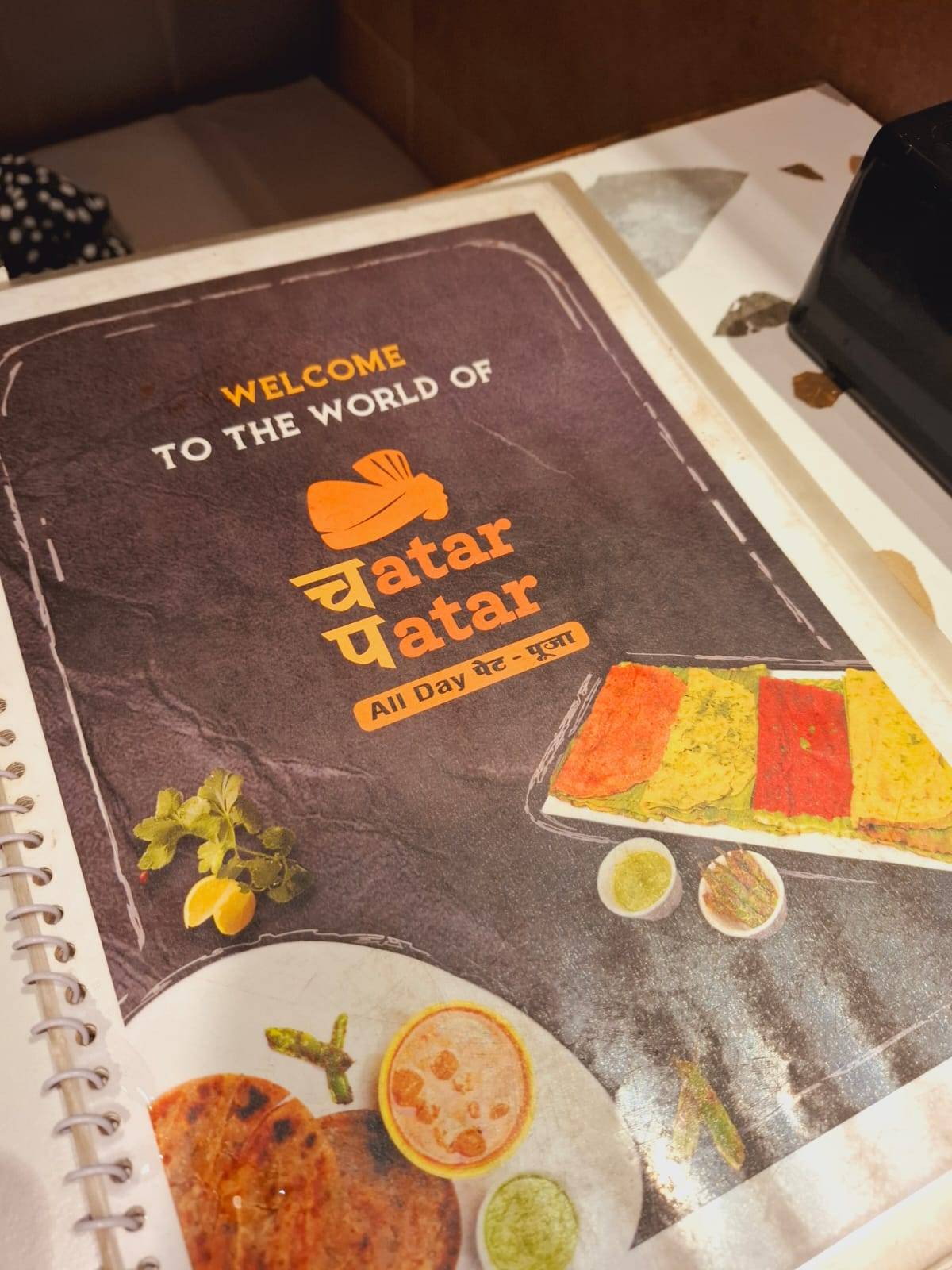 Chatar Patar menu