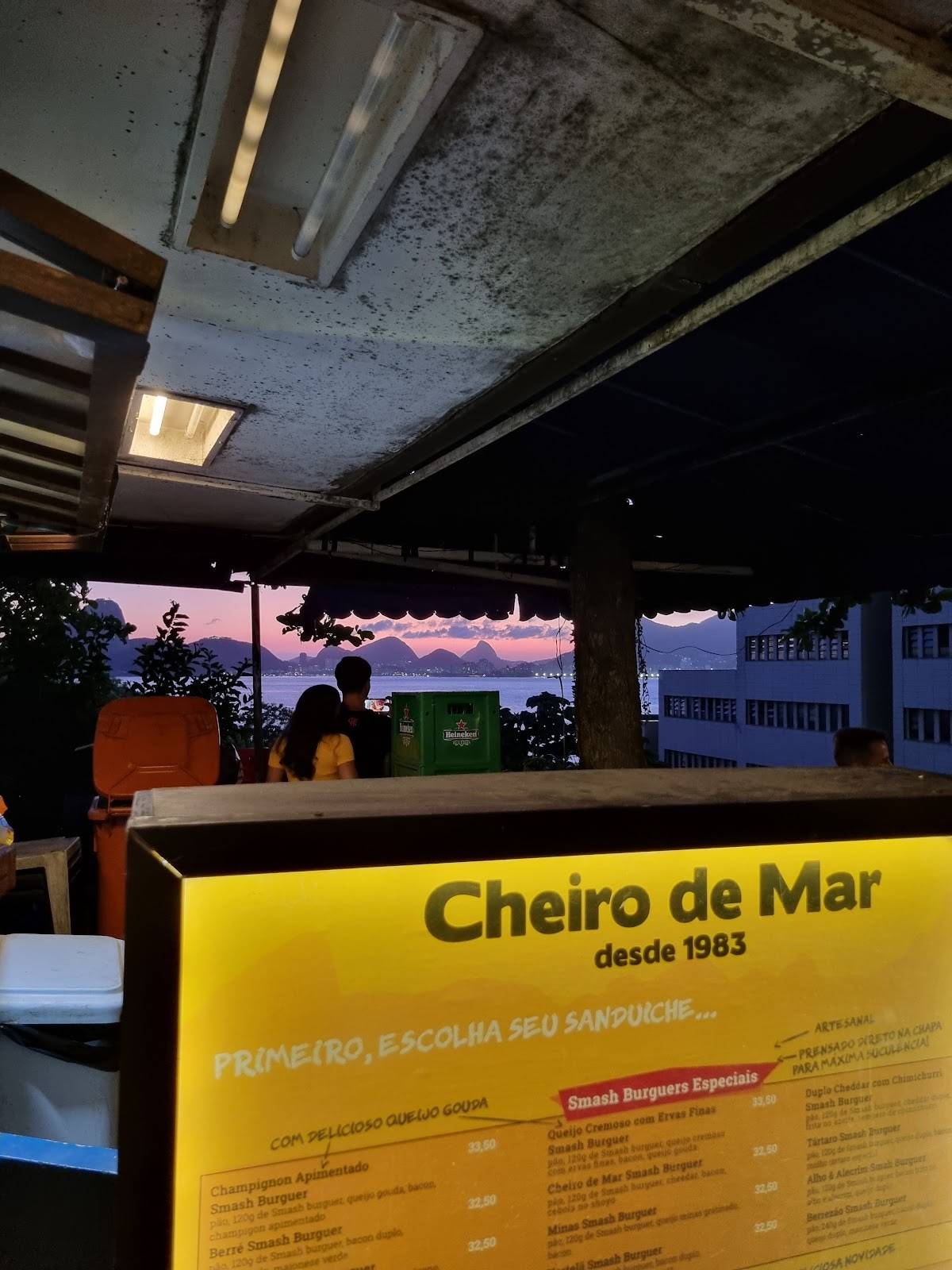 Cheiro de Mar cardápio
