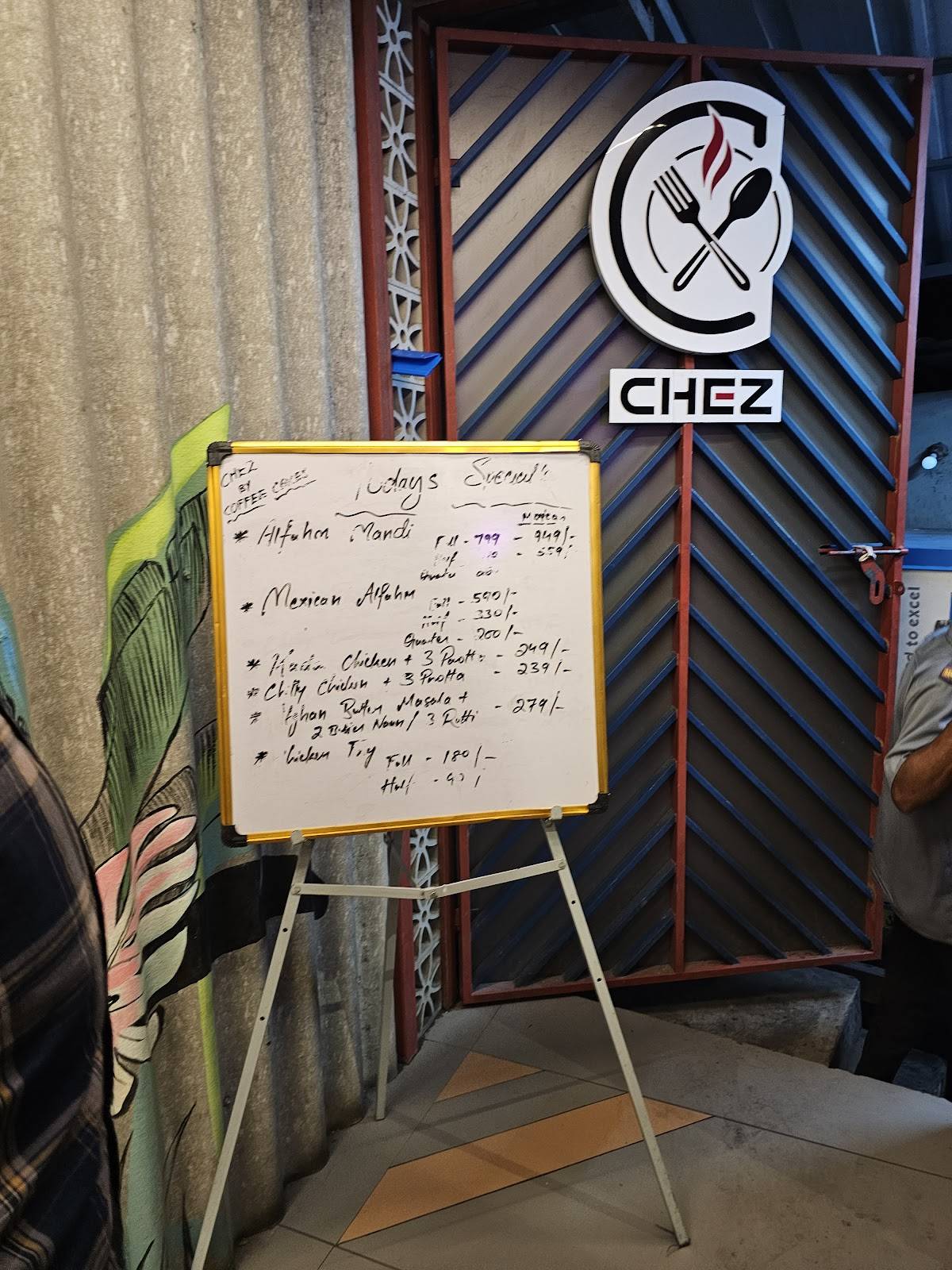 Chez By Coffee Cakes menu