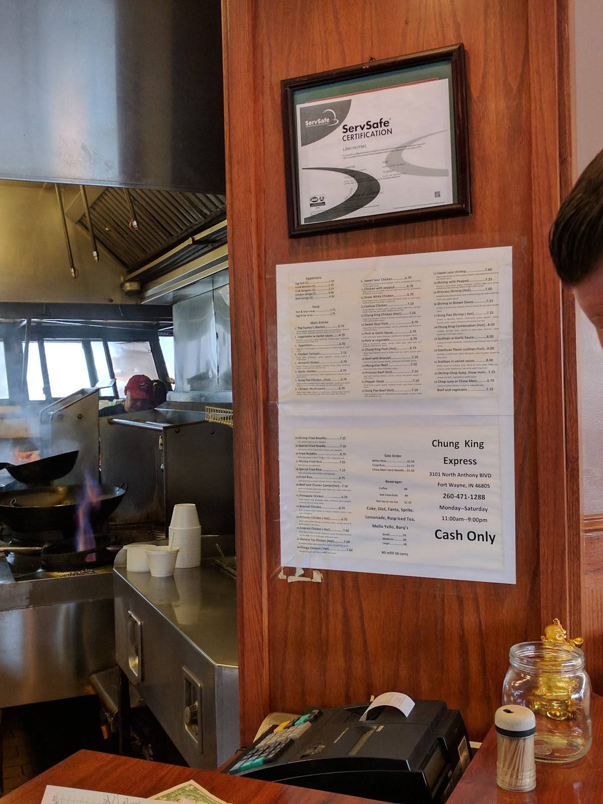 Menu at Chung King Express Gourmet Chinese Food restaurant, Fort Wayne