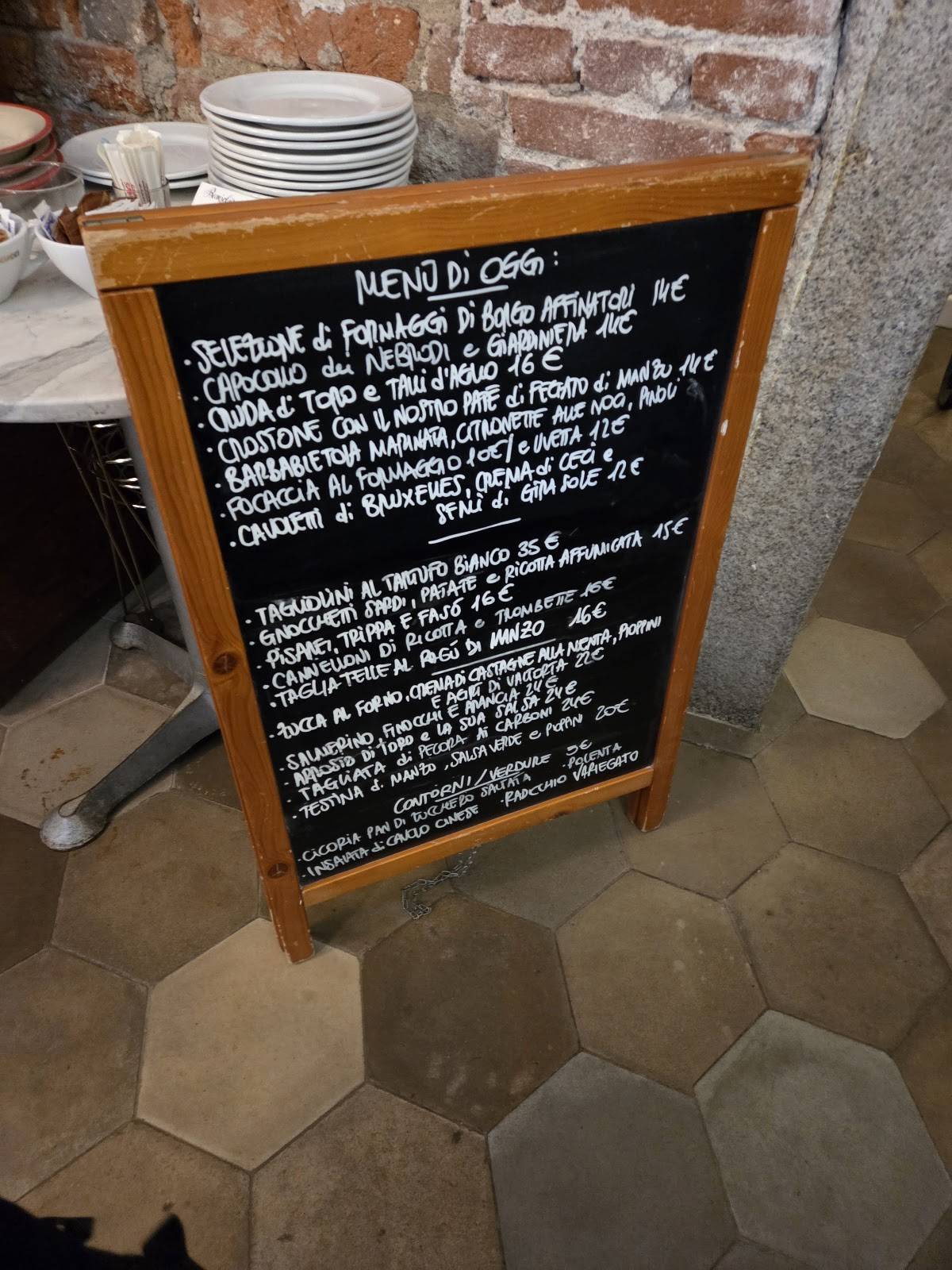 Menu di Ciciarà 