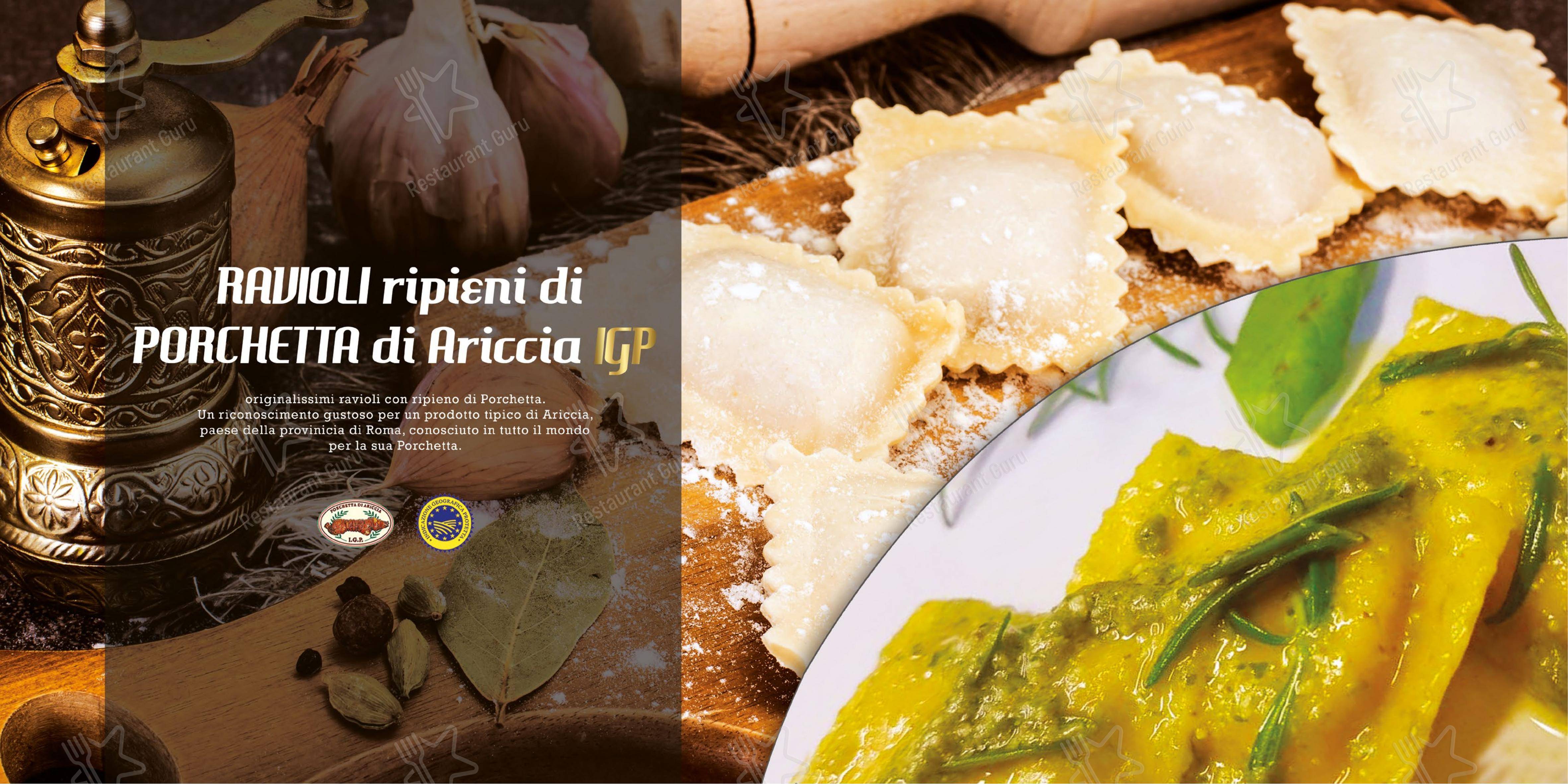 Menu di Cioli 1917 - Nettuno - Menu