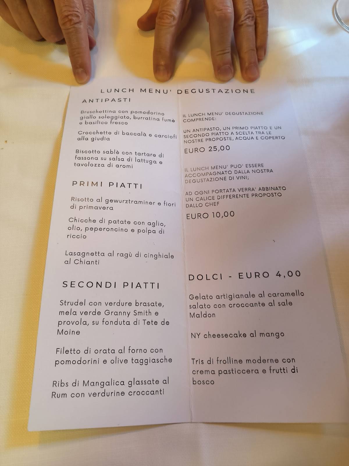 Menu di Civico 24 