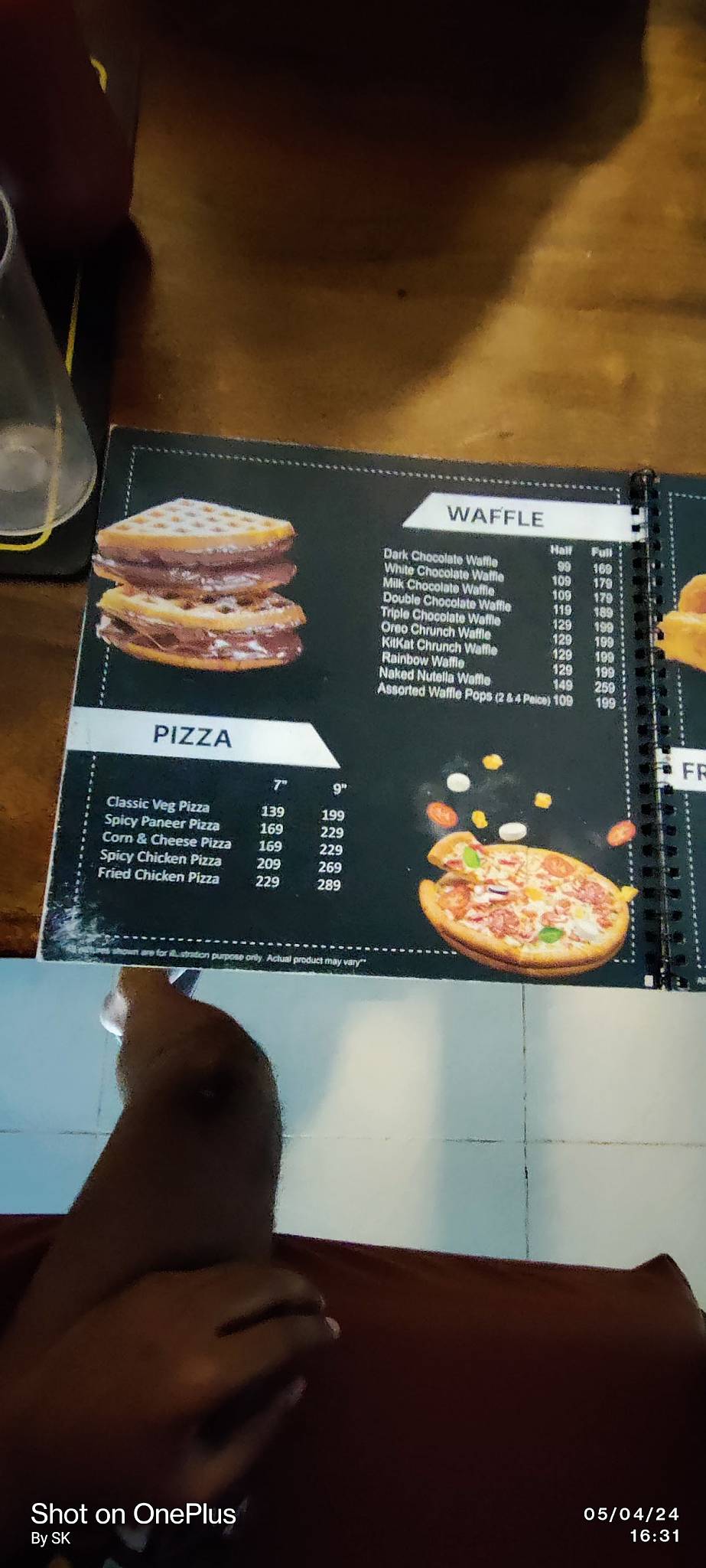 Classic Rider Cafe menu