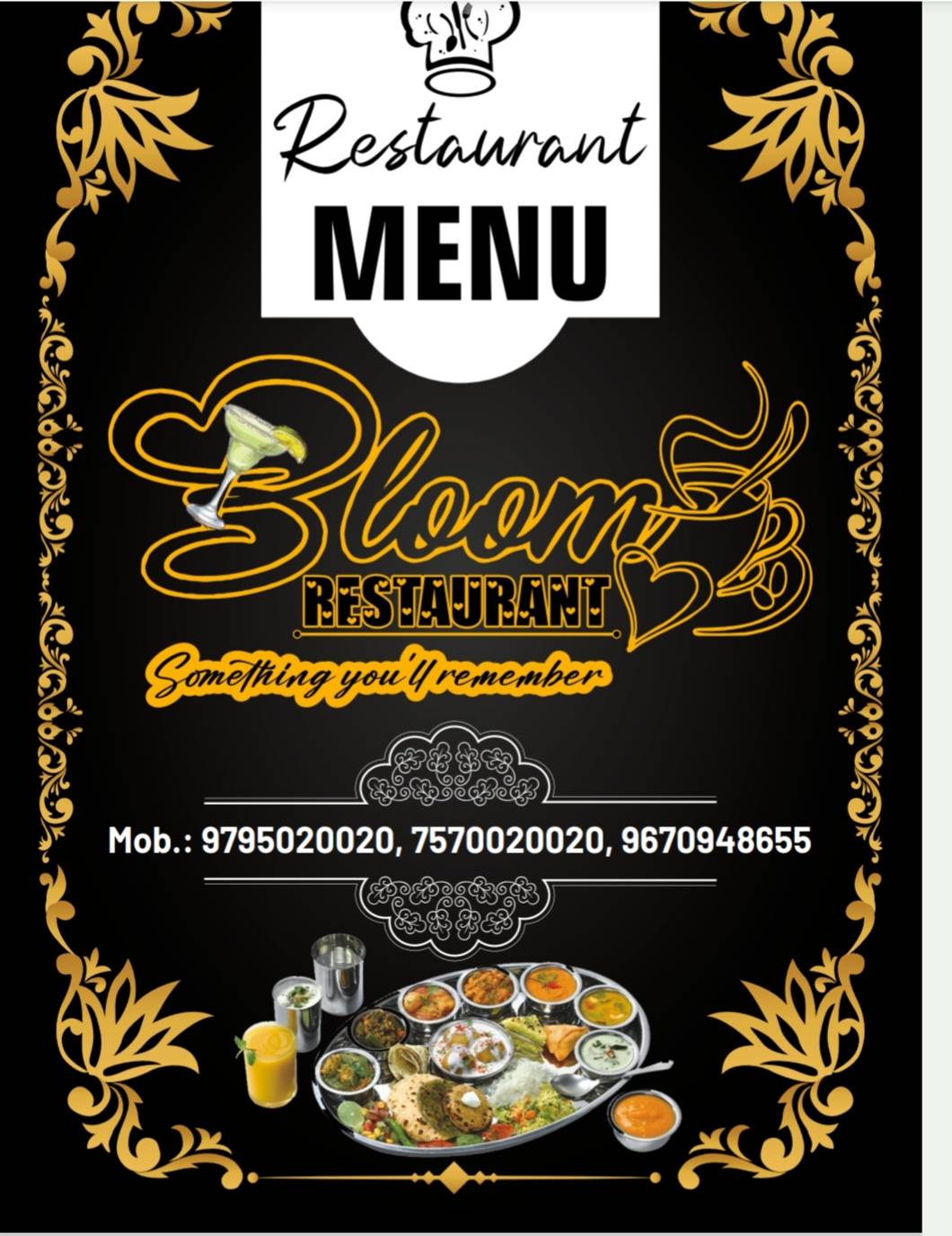 The Bloom menu