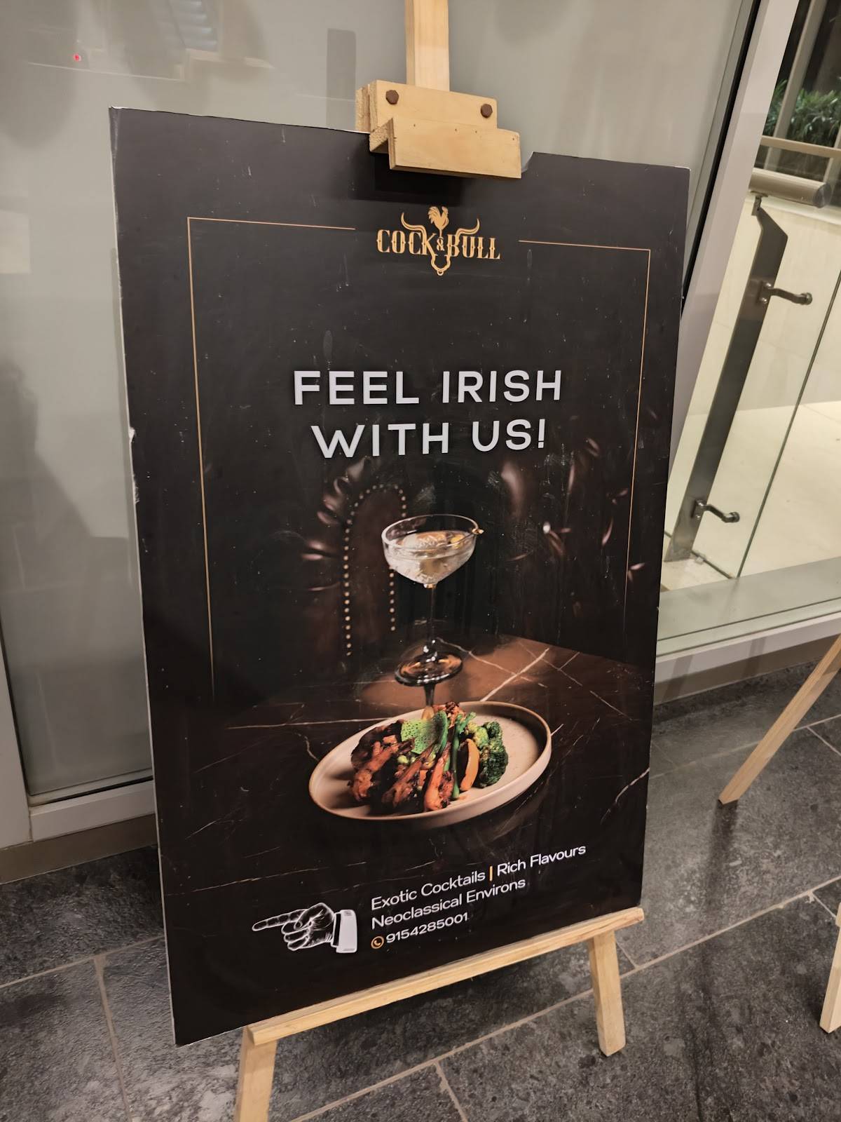 Cock & Bull Hyderabad menu