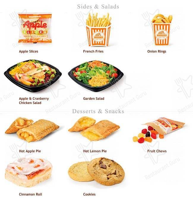 Whataburger menu