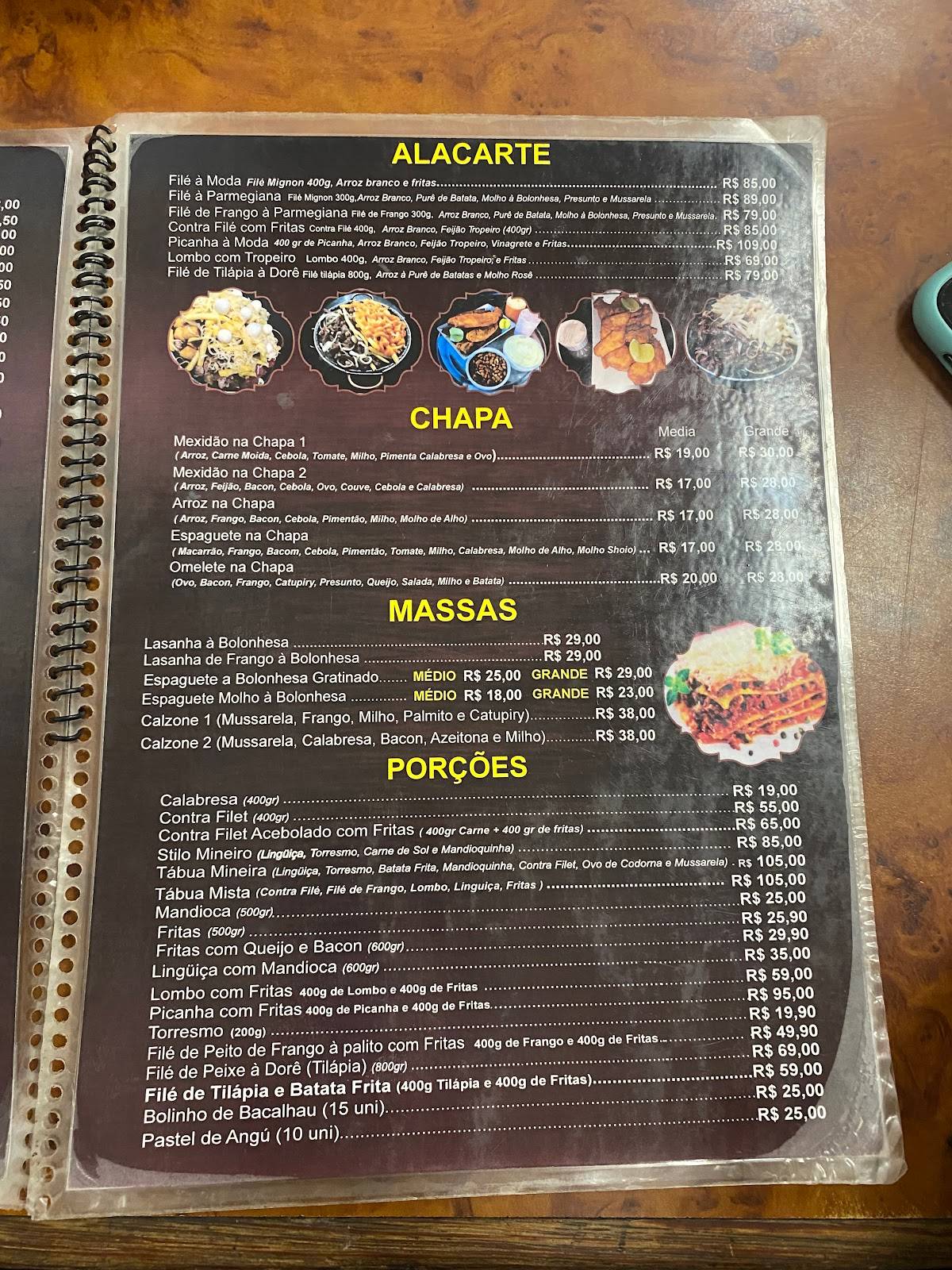 Pizzaria Guanabara cardápio