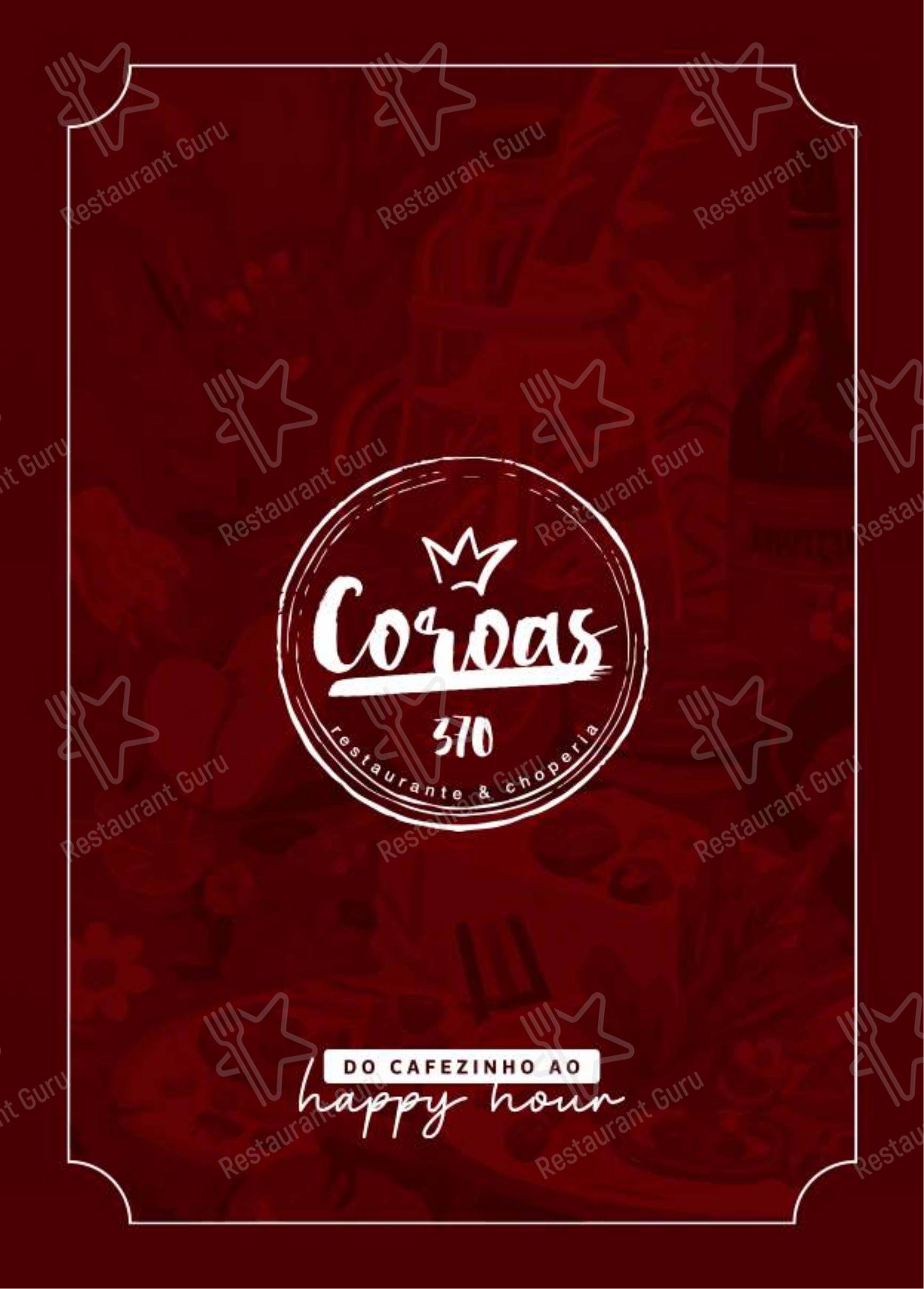 Coroas 370 - Menu
