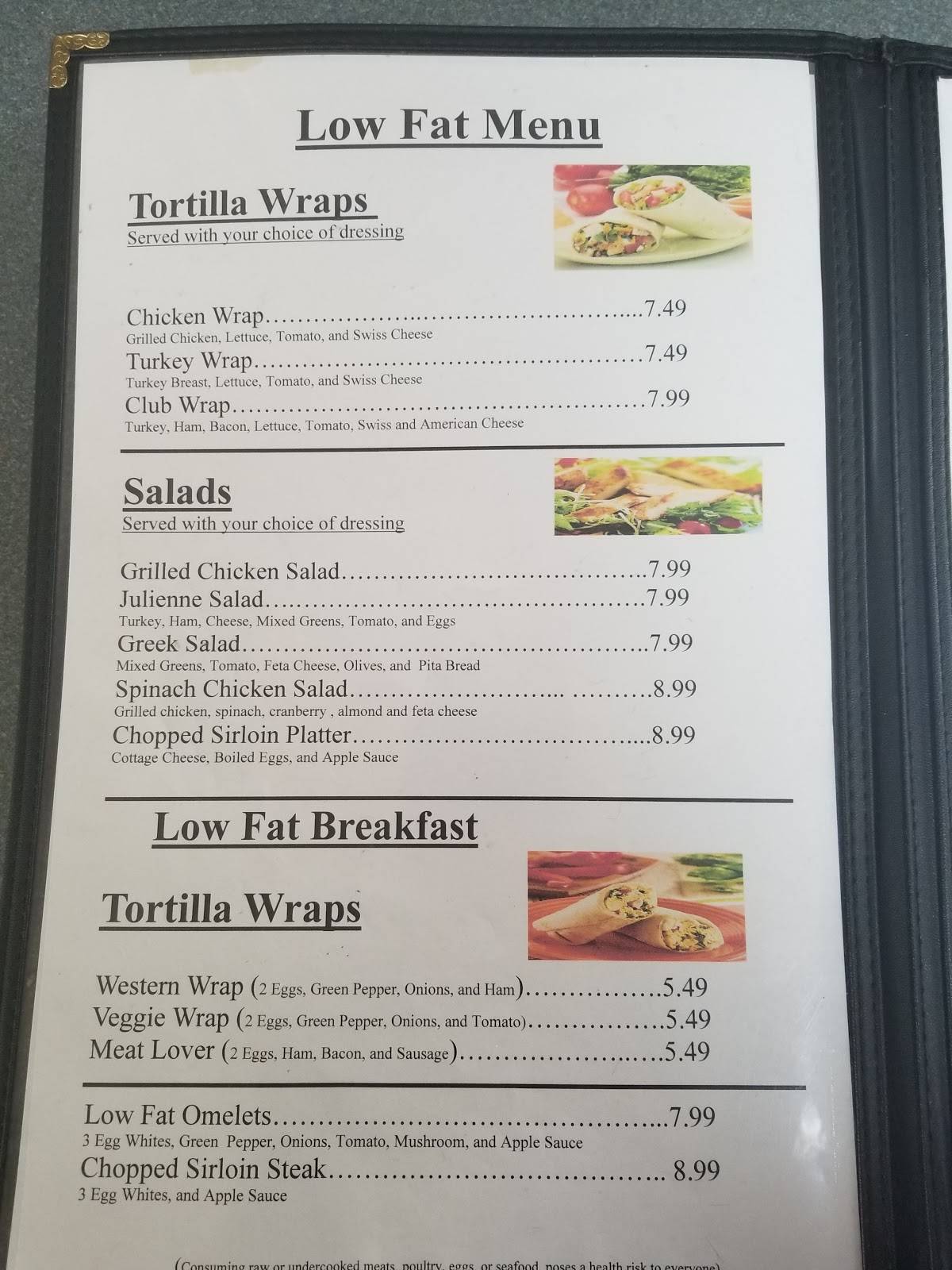 Menu at Cortina's Family Restaurant, Euclid