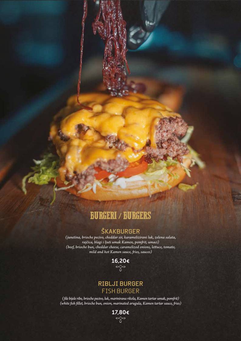 Menu di Konoba Kamen Zadar 2012 