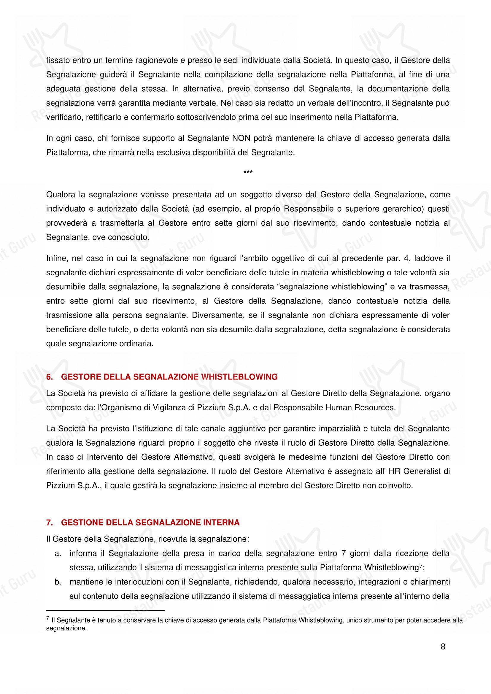 Menu per Crocca - Torino Via Po in Torino